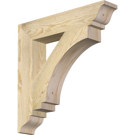 Imperial Traditional Rough Sawn Bracket, Douglas Fir, 4W X 22D X 22H